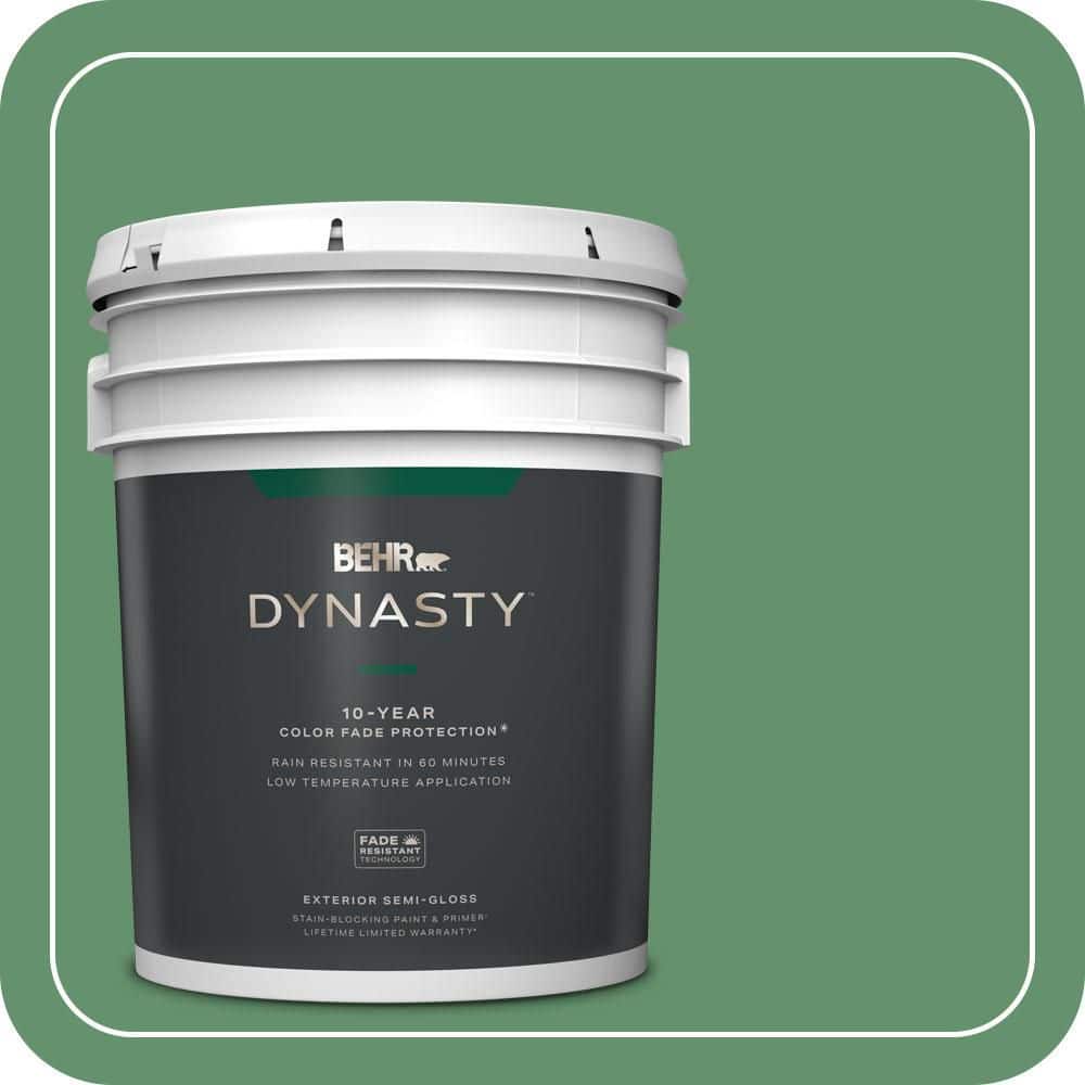 5 gal. #M410-6 Turtle Creek Semi-Gloss Exterior Stain-Blocking Paint & Primer price history on PriceWatchPro