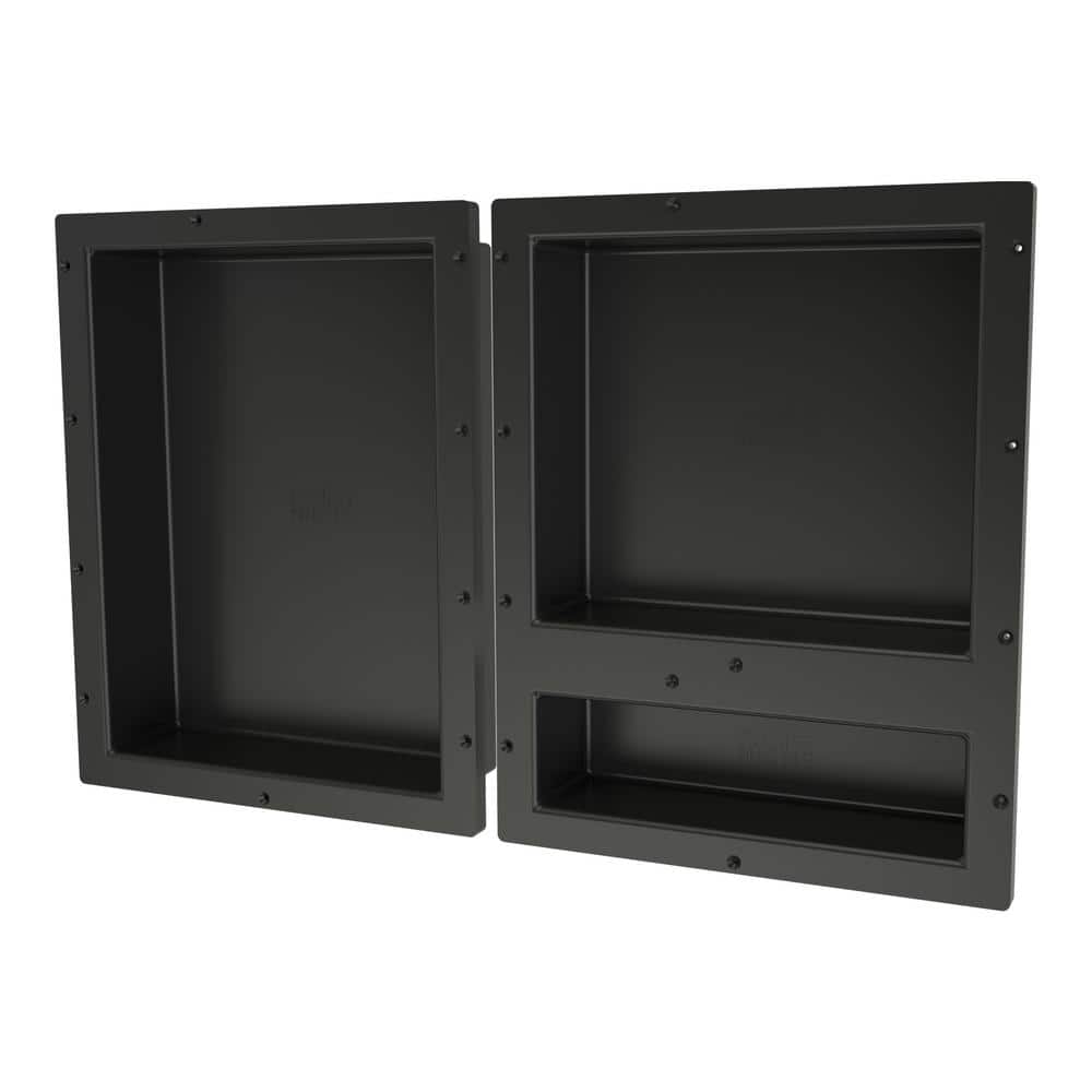 Redi Niche 32 in. W x 20 in. H x 4 in. D Shampoo - Soap Triple Niche Set price history on PriceWatchPro