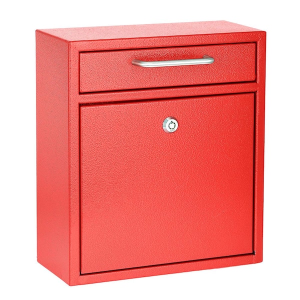 Medium Ultimate Red Wall Mounted Mail Box Mailbox