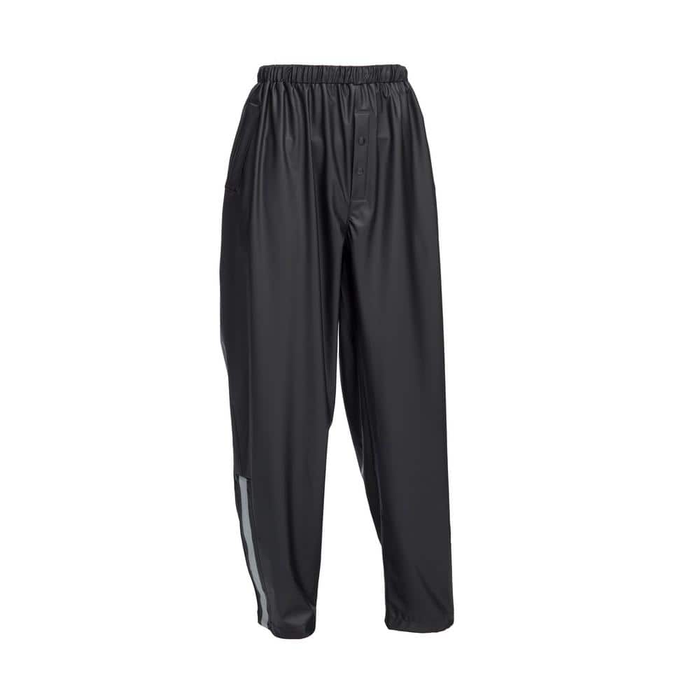 John Deere Premium Black Stretch Rain Pants Size 2X-Large JD44540P/2XL
