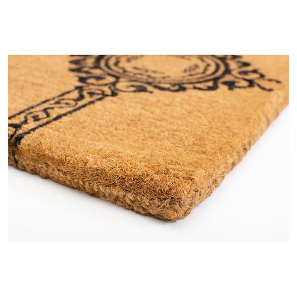 Garbo Monogram Door Mat, Extra-Thick 24 in. x 36 in. (Letter F)