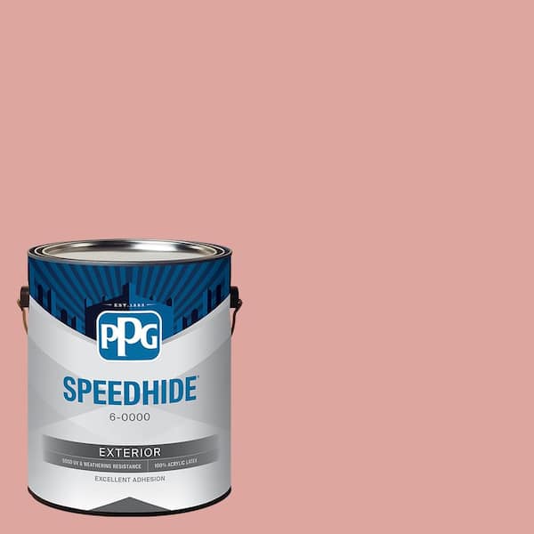 SPEEDHIDE 1 gal. PPG1057-4 Coral Cove Flat Exterior Paint
