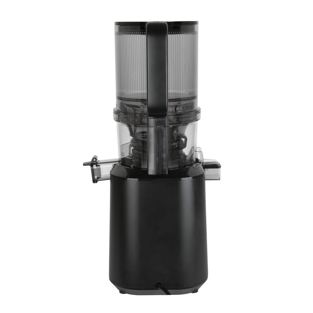 Omega Black Electric Masticating Juicer with Pulp Receptacle