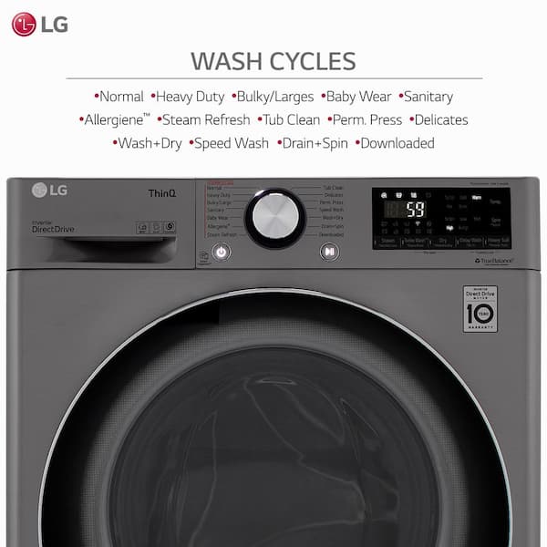 WM3455HS by LG - 24 Compact Washer / Dryer Combo