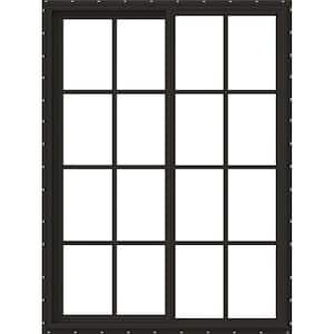 36 in. x 48 in. V4500 Right-Handed Sliding Vinyl Window with Bronze Exterior