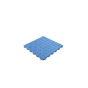 Garage Tiles 12 in. W x 12 in. L Garage Floor Covering 50 sq. ft. Tiles Texture 0.53 in. Thick Flooring Tiles Blue