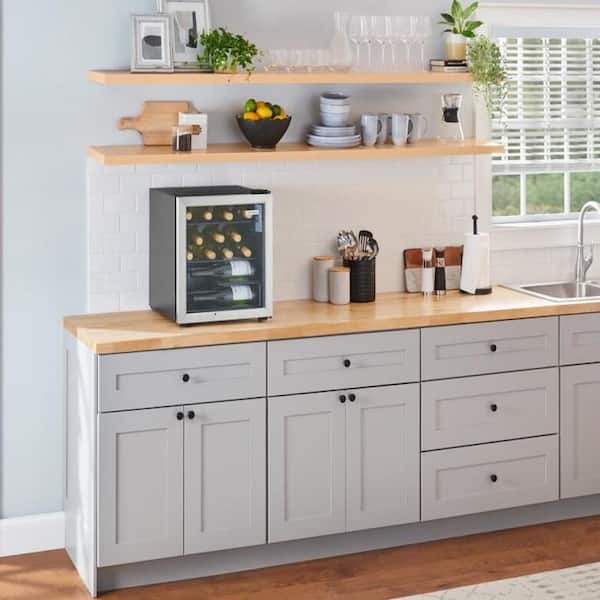 Vissani 18 in. Single Zone Beverage and Wine Cooler in Stainless