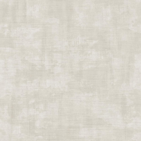 Unbranded Italian Design Cream Textured Linen Effect Matte Finish Non-Pasted Vinyl on Non-Woven Wallpaper Roll
