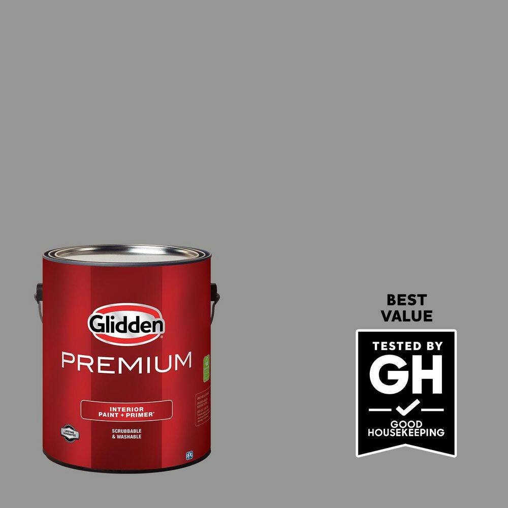 Glidden Premium 1 gal. PPG0997-5 Playing Possum Satin Interior