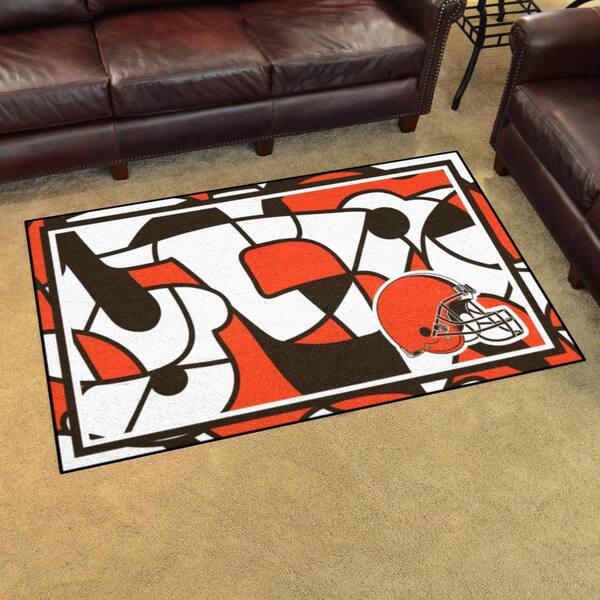 FANMATS Cleveland Browns Green 6 ft. x 10 ft. Plush Area Rug 35144 - The  Home Depot