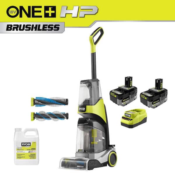 ONE+ HP 18V Cordless SWIFTClean Carpet Washer (Kit) w/ 64 oz. Formula, Gentle Clean Brush, and Deep Clean Brush