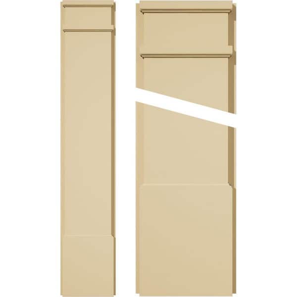 Ekena Millwork 2 in. D x 9 in. W x 48 in. L Primed Polyurethane Pilaster 1- Pack