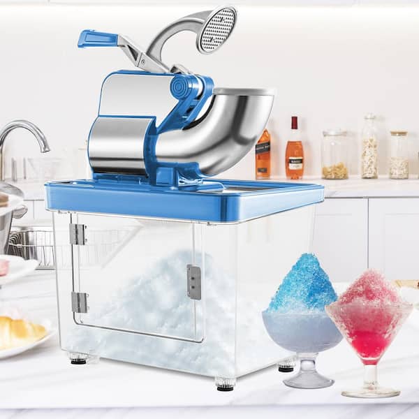 MANBA Ice Shaver and Snow Cone Machine - Premium Portable Ice Crusher and  Shaved Ice Machine with Free Ice Cube Trays - BPA Free 