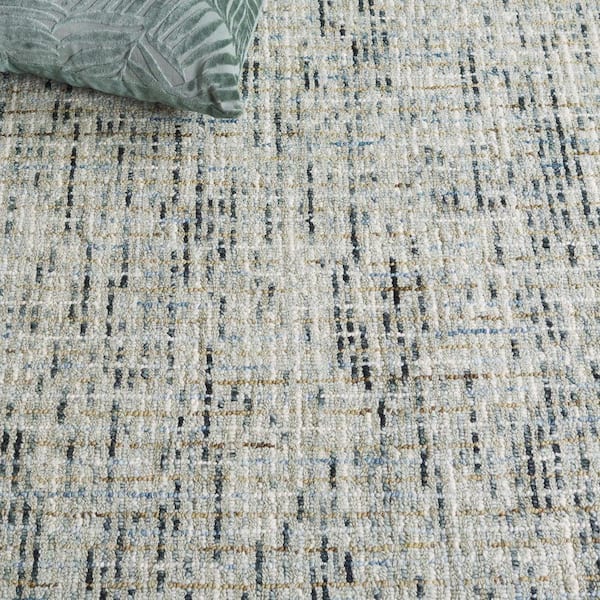 SAFAVIEH Abstract Green/Ivory 8 ft. x 10 ft. Speckled Area Rug
