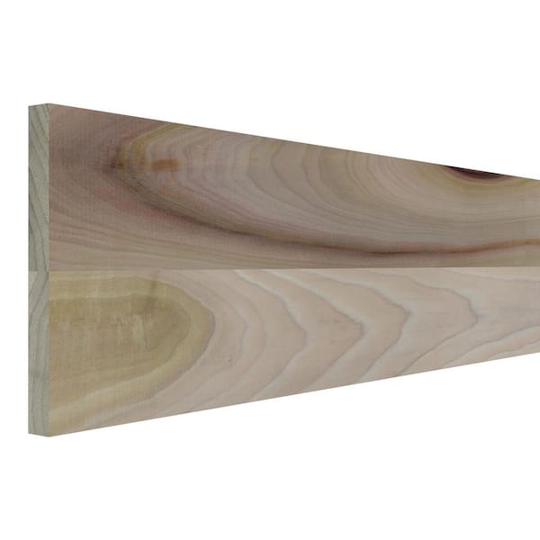 Ornamental Mouldings 3/4 in. D x 7.25 in. W x 4 ft. L Unfinished Rustic Poplar Wood Board