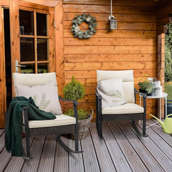 Narrow outdoor deals rocking chair