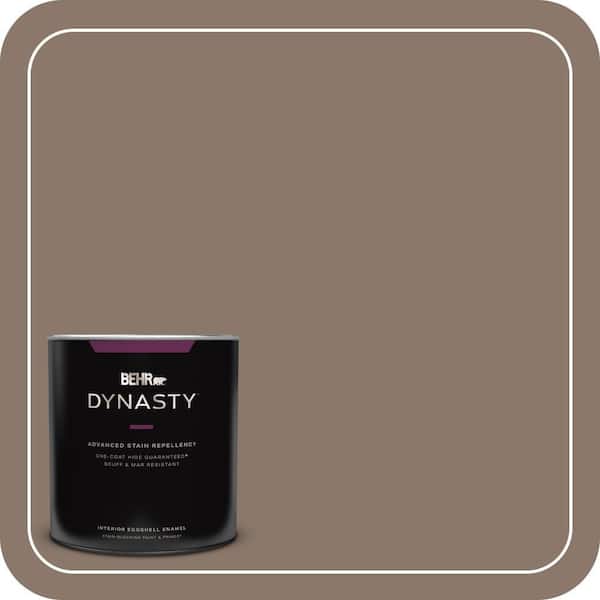BEHR DYNASTY 1 qt. #N210-5 Caffeine Eggshell Enamel Interior Stain-Blocking Paint and Primer