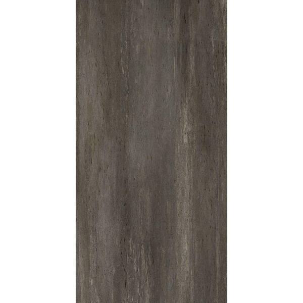 TrafficMaster Allure 12 in. x 24 in. Charcoal Beton Luxury Vinyl Tile Flooring (24 sq. ft. / case)