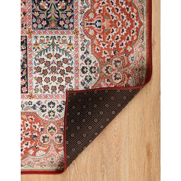 Echelon Andi Red/Ivory 3 ft. 3 in. x 5 ft. Accent Rug