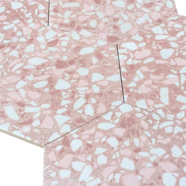 Apollo Tile Zenith 4 in. x 5 in. Matte Blush Pink Porcelain