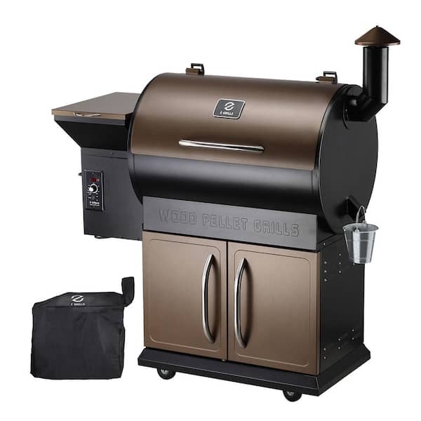 Z GRILLS 694 sq. in. Pellet Grill and Smoker in Other with Waterproof Cover Included