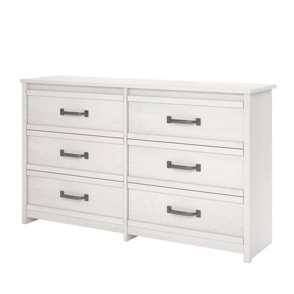 Ameriwood Home Amherst 6-Drawer Ivory Oak Dresser 35 in. x 59.33 in. x 15.67 in. HD07138 - The Home Depot Ameriwood Home Amherst 6-Drawer Ivory Oak Dresser 35 in. x 59.33 in. x 15.67 in. HD07138 - The Home Depot