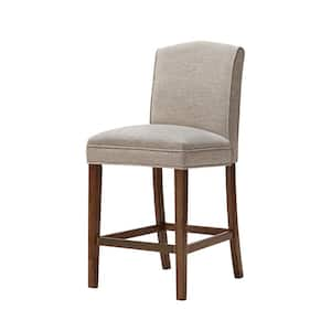 Peyton 26 in. Cream Wood Counter Stool