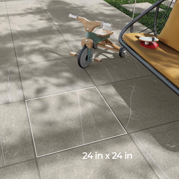 24 in. x 24 in. Alpe Greige Porcelain Paver 24 in. x 24 in. Alpe Greige Porcelain Paver