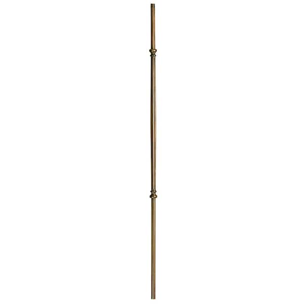 WM Coffman 44 in. x 5/8 in. Oil Rubbed Bronze Round Venetian Fluted Hollow Iron Baluster