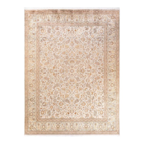Solo Rugs Mogul One-of-a-Kind Traditional Light Gray 8 ft. x 10 ft. 5 in. Oriental Area Rug