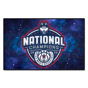 University of Connecticut NCAA Men's Basketball National Championship Logo Blue Starter Mat Accent Rug - 19 in. x 30 in.
