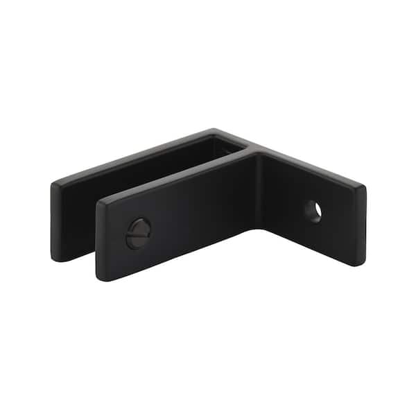 Hercules Black Stainless Steel One-way Wall to Glass Panel Holder for Glass Railing