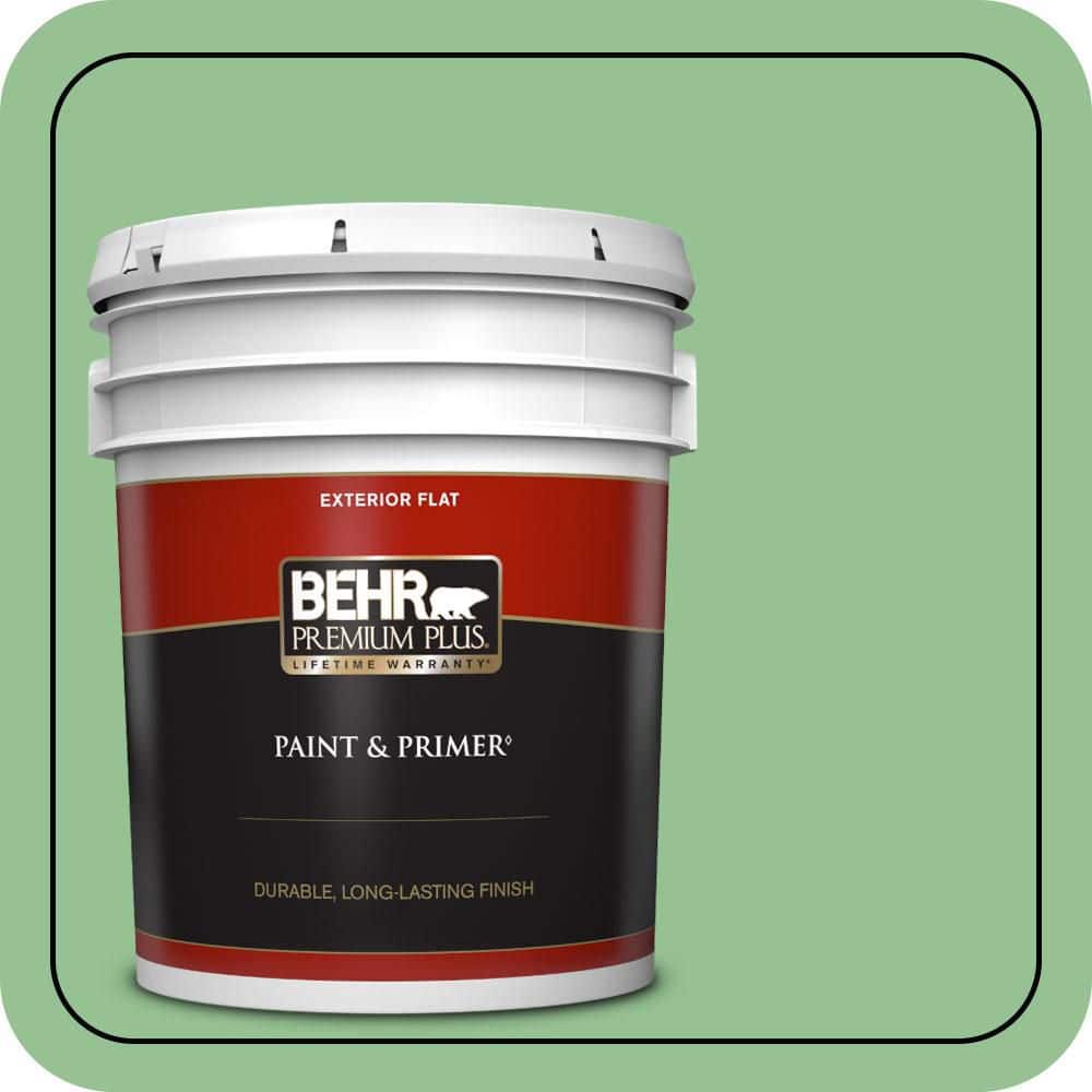 5 gal. #450D-5 Velvet Leaf Flat Exterior Paint & Primer price history on PriceWatchPro