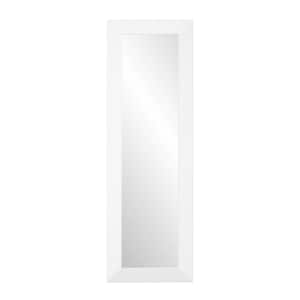 Oversized White Modern Mirror (71 in. H X 21.5 in. W)