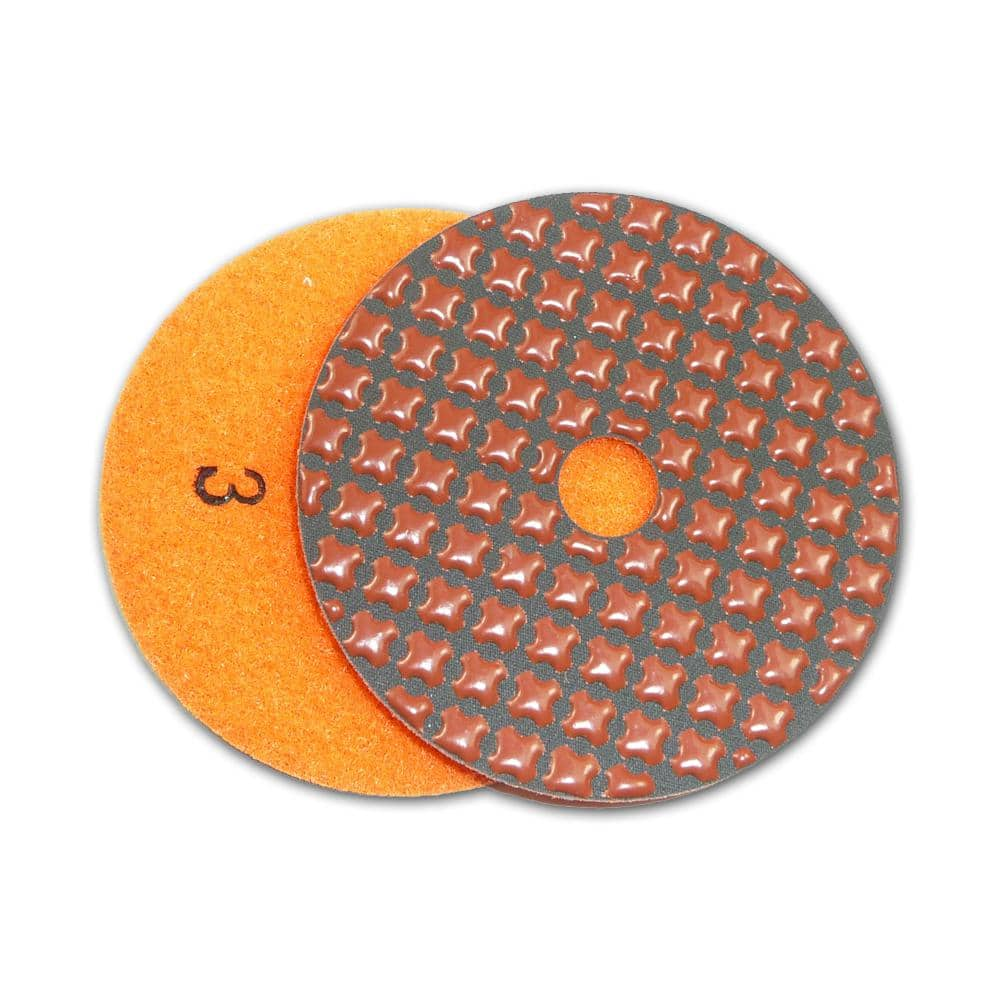 Monster 4 in. 5-Step Dry Diamond Polishing Pads Step 3