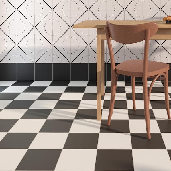 Kenzo White 7.9 in. x 7.9 in. Matte Porcelain Tile Sample