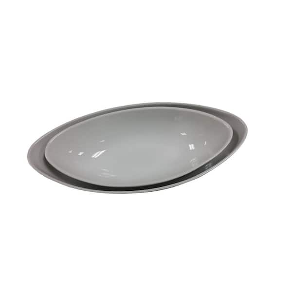 Omniware Porcelain Oval Serving Bowls (Set of 2)-1259404 - The Home Depot