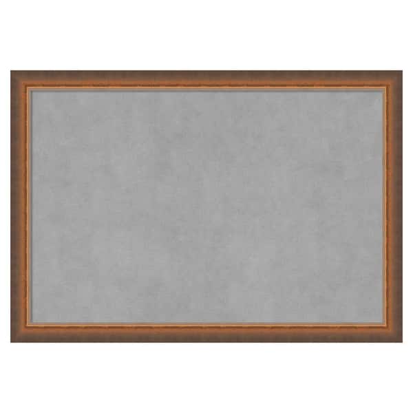 2-Tone Bronze Copper 26 in. x 18 in. Framed Magnetic Board