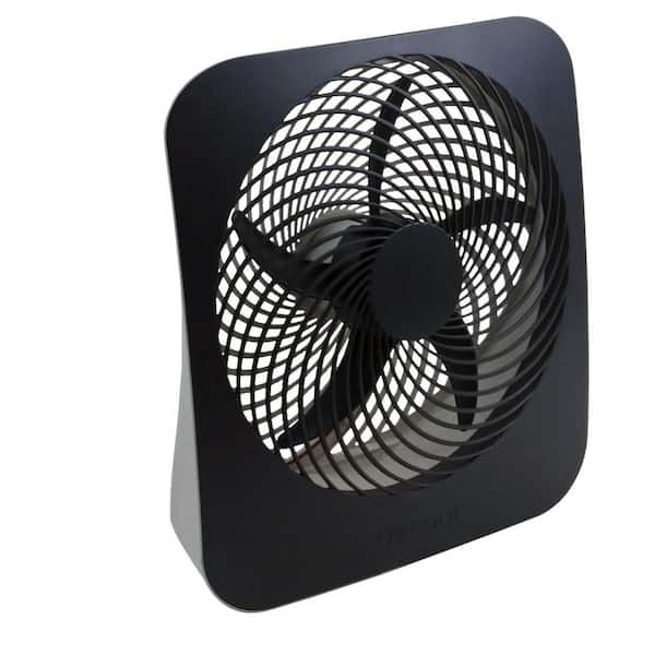 TREVA Fin Fan Portable Battery Operated 10 in. 2 Speed Personal Fan with AC Adapter