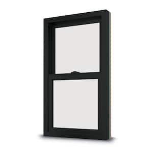 Andersen 100 Series 35.5 in. x 35.5 in. Black Single-Hung Composite ...