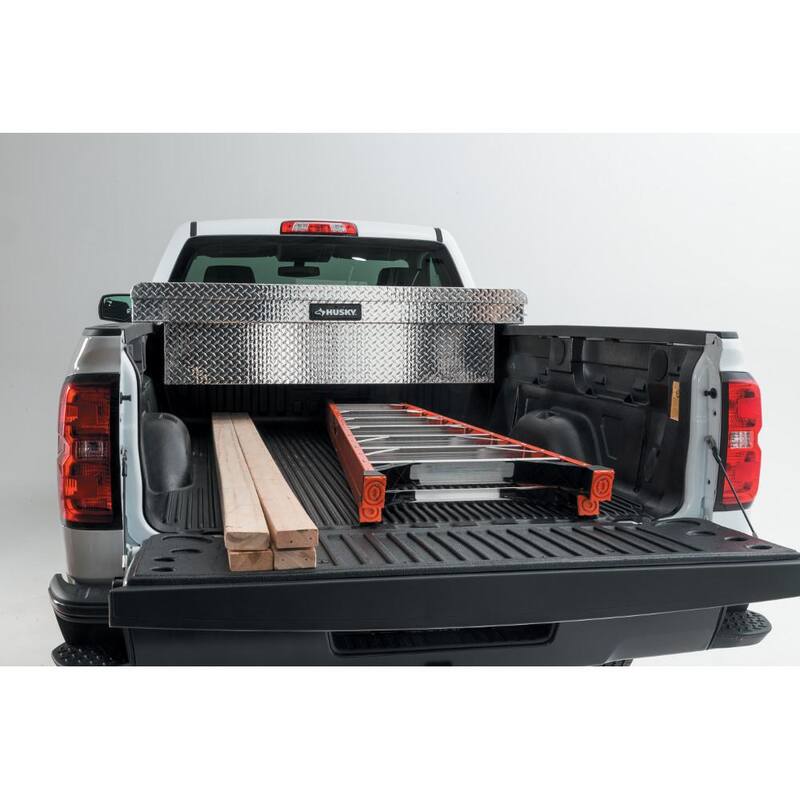 71.36 in. Diamond Plate Aluminum Full Size Crossbed Truck Tool Box