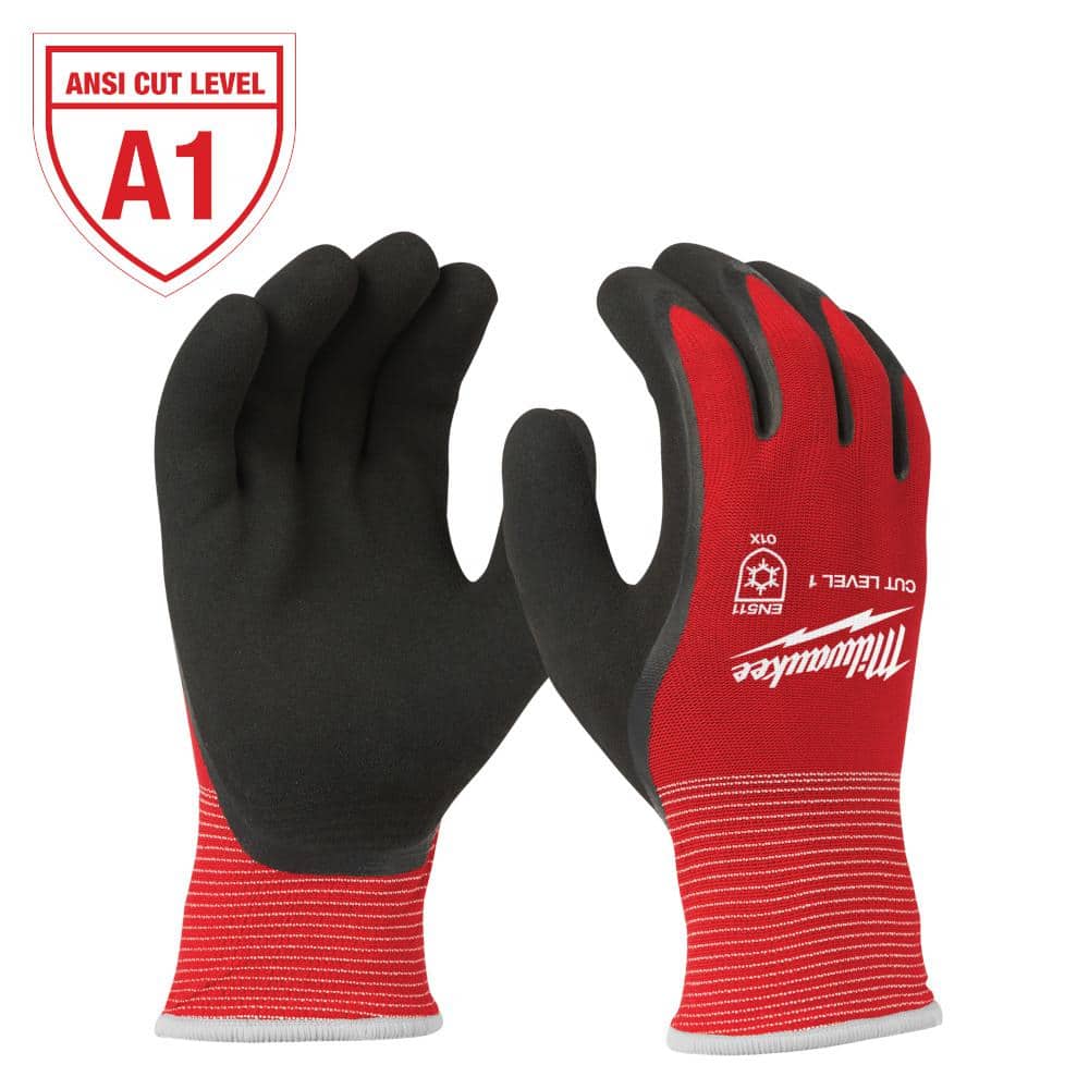 Image of Milwaukee Men s Level 1 Winter Insulated Work Gloves- 1 Pair XL 48-22-8913