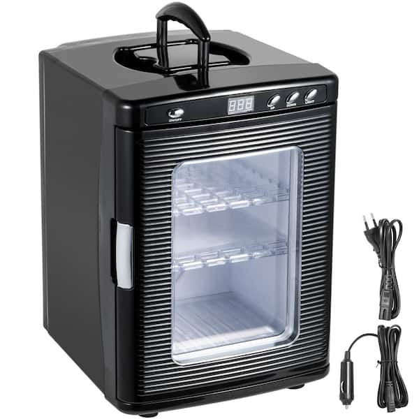 Reptile Incubator 13 in. x 15 in. x 19 in. LED Digital Display Cooling, Heating Reptile Egg Incubator Black Greenhouse
