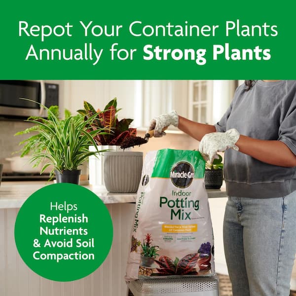Miracle-Gro Indoor Potting Mix 16 qt. Blended for a Wide Variety