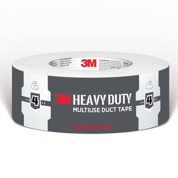 1.88 in. x 45 yds. Heavy Duty White Duct Tape (1Roll)