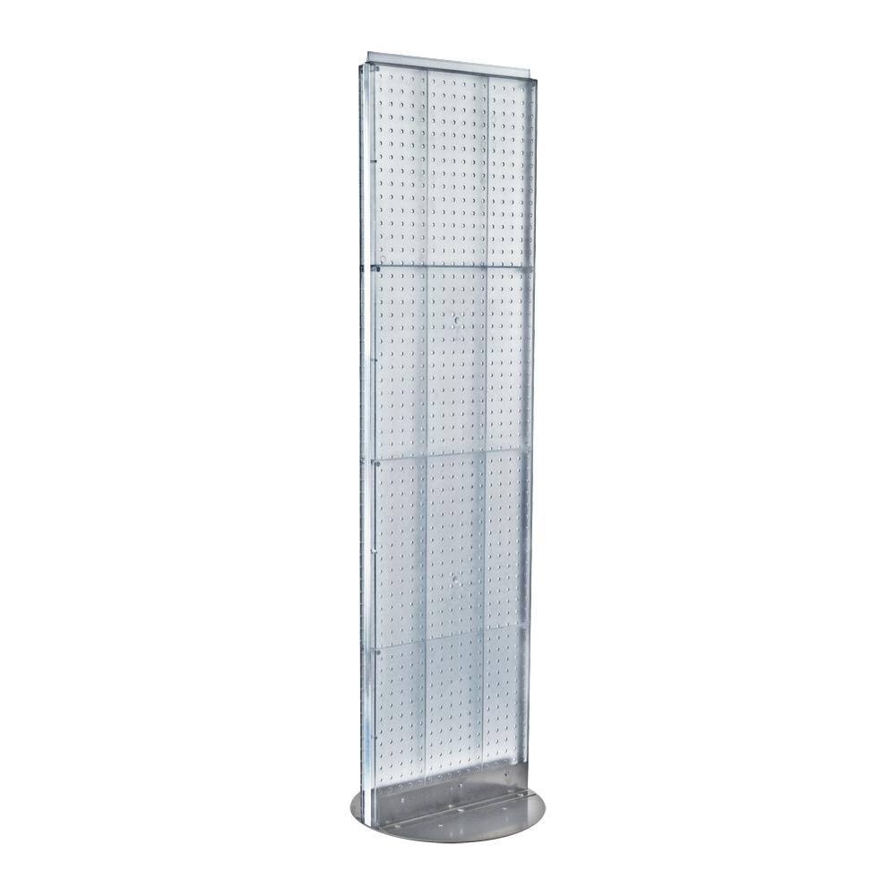 Azar 700450-YEL Three-Sided Spinning Pegboard Yellow Translucent Pegboard Azar 700450-YEL Three-Sided Spinning Pegboard Yellow Translucent Pegboard