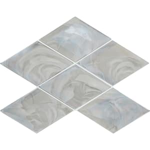 Starcastle Galactic Swirl 12 in. x 10 in. Glass Diamond Scale Mosaic Tile (337.5 sq. ft./Pallet)