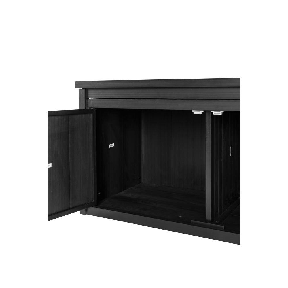 Espresso ECOFLEX Cat Litter Box Enclosure Bench