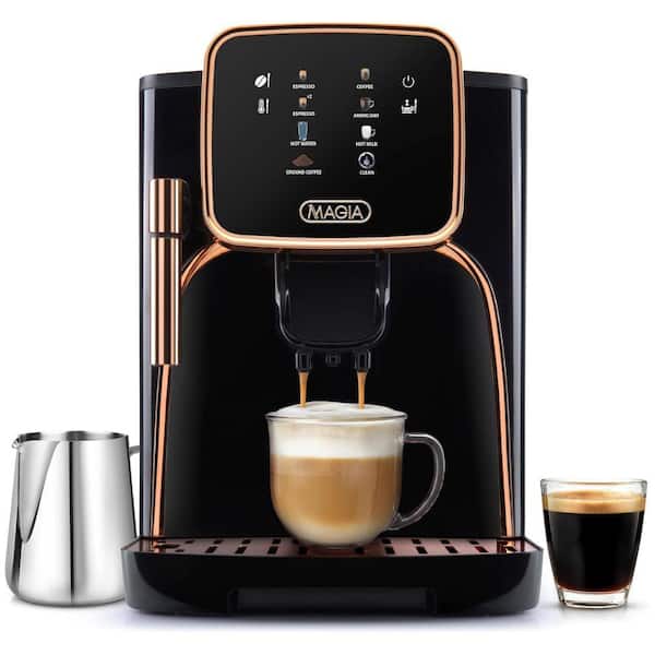 Zulay Kitchen Magia Clasica 2-Cup Black Copper Fully Automatic