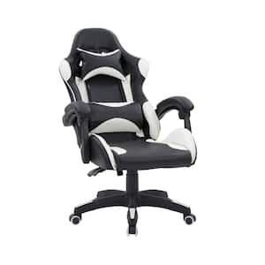 Ravagers Black and White Nylon Gaming Chair